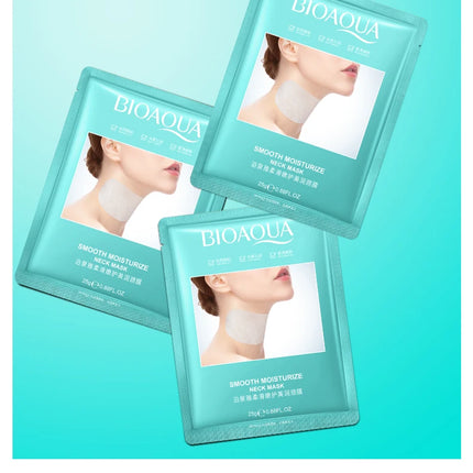 10pcs BIOAQUA Anti-wrinkles Neck Mask Moisturizing Brightening Firming skincare Collagen Neck Masks Korean Skin Care Products