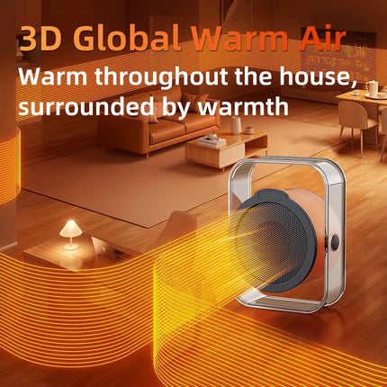 2025 High-power Household Electric Heater Office Desktop Heater Winter Dormitory Electric Heater Bedroom Energy-saving Heater