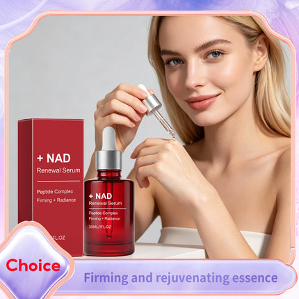 NAD+ Peptide Lifting Serum Anti-Aging Reduce Fine Lines Boosts Skin Elasticity Tighten Pores Brightening Glowing Facial Essence