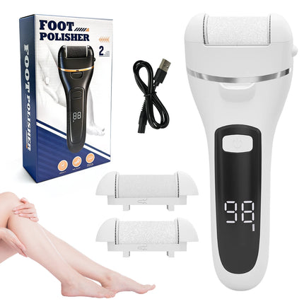 Rechargeable Electric Foot Grinder - USB Powered Callus Remover with Adjustable Speeds, for Men & Women's Pedicure and Self-Care