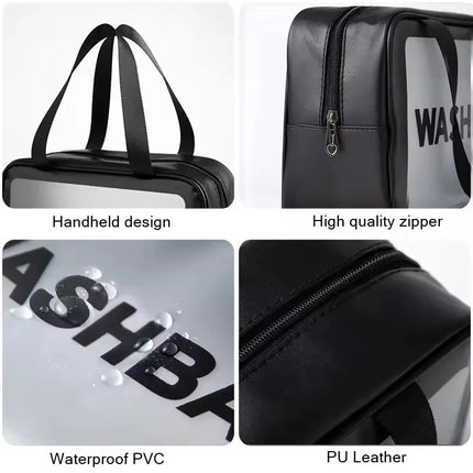 Portable Travel Wash Bag Female Transparent Waterproof Makeup Storage Pouch Large Capacity Cosmetic Organizer Beauty Women Case