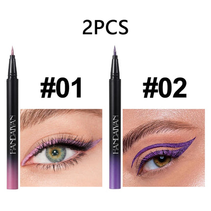 Pearlescent Eyeliner Stick Pen Glitter Eyes Shadow Waterproof Quick-dry Gold Eye Liner Shiny High-gloss Cosmetics Beauty Makeup