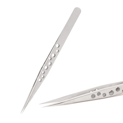 Professional Eyelash Tweezers Stainless Steel 3D Volume Eyelashes Extension Clip Excellent Closure Eyebrow Tweezer Makeup Tools