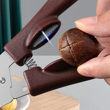 Creative Chestnut Clip Stainless Steel Walnut Clip Multi-functional Sheller Chestnut Peanut Opener Kitchen Tools Cutter Gadgets