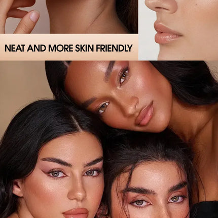 15g 2-in-1 foundation eraser double-ended concealer stick with brush head waterproof, natural makeup, long-lasting cream texture