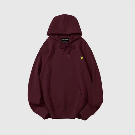 LYLE Cotton Sports Hoodie High quality Autumn Winter 2025 Eagle Logo Embroidery Daily Leisure Brand Sweatshirt for Men And Women