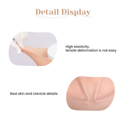 KUMIHO Fake Breast Forms Silicone Bodysuit Realistic Boobs Tits False Vagina Crossdresser Transvestites Costumes Shemale Chest