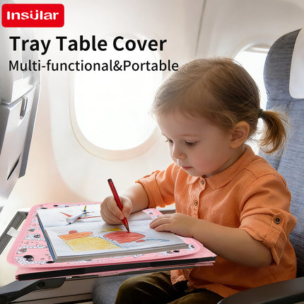 New Kids Travel Tray for airplanes Seats Travel Desk storage Foldable & Adjustable Lap Desk for Children Drawing Board Learning