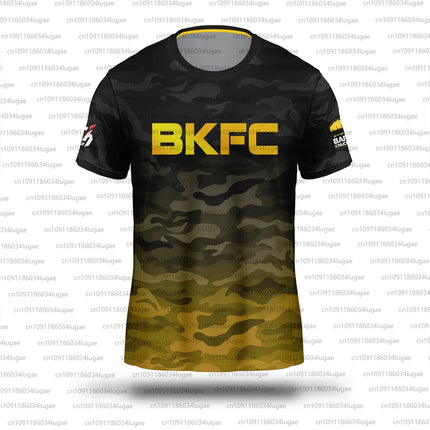 BKFC Boxing Fan Fightwear Men Women Breathable Sportswear Man Kids Summer Casual Round Neck T-shirt Male Short Sleeves Tops Tee