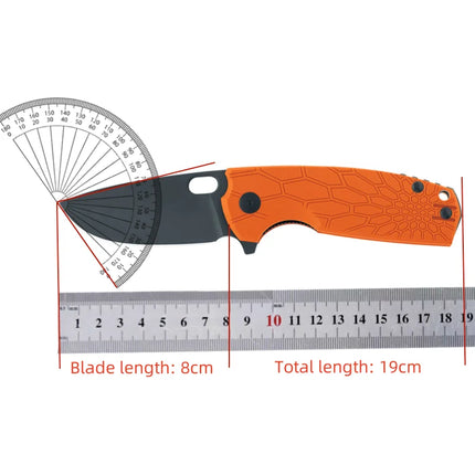 FX604- Mini Folding Knife EDC Tool, Personalized Colorful Small knife, Portable Pocket Knife, Practical Sharp Fruit Knif
