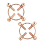 2pcs Rose gold / China Mainland