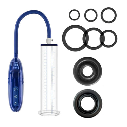 Waterproof  Dual-mode Smart Pump Penis Enlargement Sucker Sex Machine Man Masturbate Cup Silicone Sleeve Cock Ring Vacuum Suck