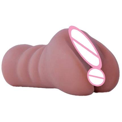 2 IN 1 Sex Toys Masturbation For Men Deep Throat Artificial Real Pussy Oral Male Masturbator Realistic Vagina Adult Pocket Pussy