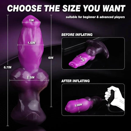 Monster Inflatable dildo Fantasy Fetish Dildos Suction Cup Penis Pump penetration anal Vaginal But pluk Big Dick Adult Sex Toys