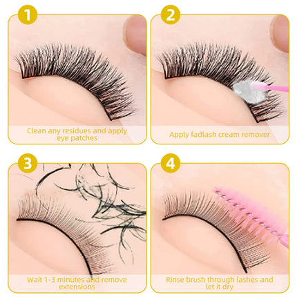 5g Mini Eyelash Extension Remover Cream Quickly And Easily Removes Eyelash Extension Adhesive For Lash Extension Sensitive Eyes