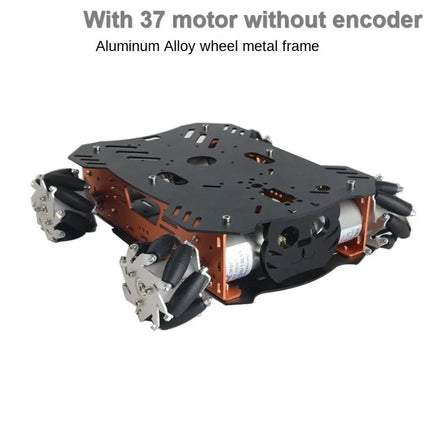 10-25Kg Load RC Tank Metal Mecanum Wheel Robot Car for Arduino Robot DIY Kit with 12V Encoder Motor Ps2 Programmable Robot Kit