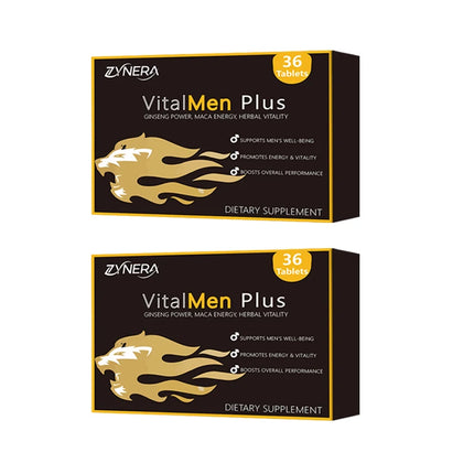 Male Endurance Supplement with Maca Ashwagandha  Blue Pills 36 Tablets Stamina,Promotes Size