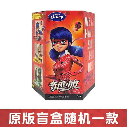 Miraculous: Le Film Joaninha Blind Box Anime Action Figure Model Toy Mystery Box Collectible Kawaii Doll Desktop Decoration Gift