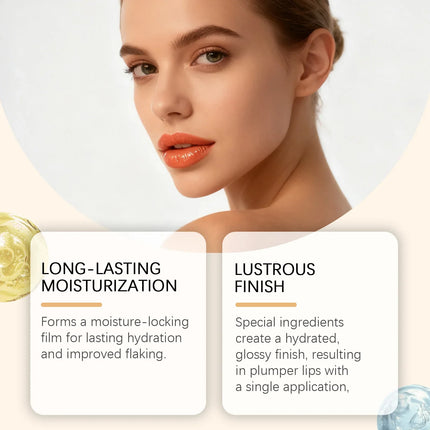 Pink Smooth Lip Balm Hydrating Moisturising Plumping Glossy Care Nourishing Repair Lip Gloss Acid For Daily Lip Care