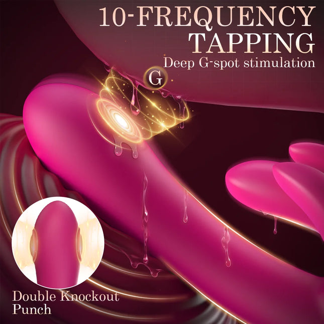 30 Modes G Spot Vibrator Rabbit Sex Toy for Women Clitoral Stimulator Female Vibrators Dildo 10 Flapping Vibrating Adult Sex Toy