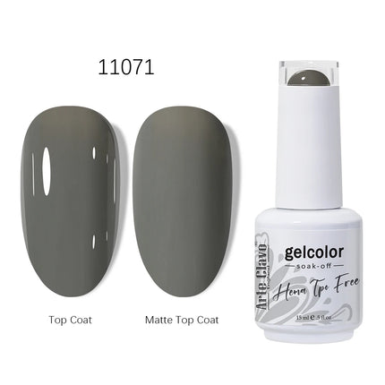 Arte Clavo HEMA TPO FREE Gel Nail Polish 15ML Long Lasting For Manicure Semi Permanent Nail Art UV LED Gel Varnish Nail Supplies