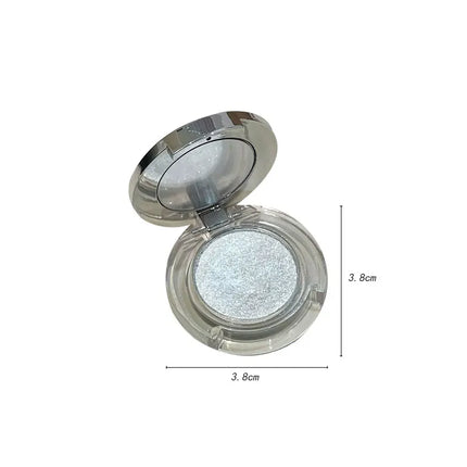 Diamond Grey Blue Highlighter Eyeshadow Palette Shine Pearlescent Face Body Brighten Glitter Natural Gloss Contour Makeup