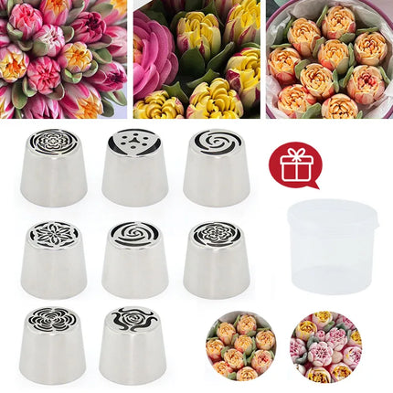 Extra Large Russian Piping Tip-Giant 3D Flower Nozzle for Dramatic Cake Designs Create Massive Buttercream Flowers in 1 Squeeze