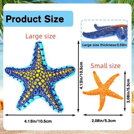 Diving Pool Toys Colorful Starfish Underwater Pool Toys Soft Rubber Dive Throw for Kids Summer Swimming Pool Party Favors