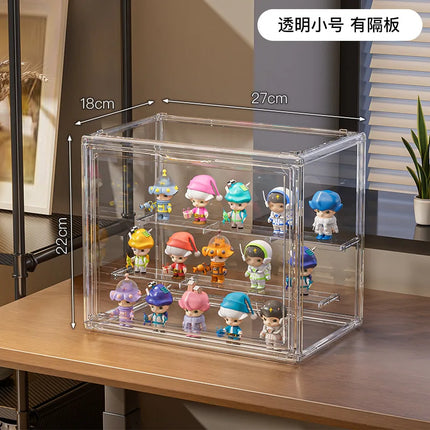 Blind Box Storage Display Case Transparent Dustproof Collectible Figures And Blind Box Storage Box Doll Display Cabinet