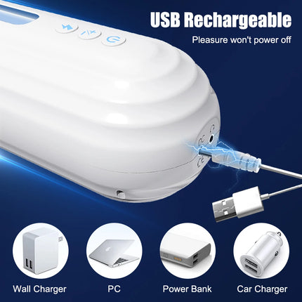 Thrusting Male Masturbator Cup Automatic Telescopic Vibration Blowjob Machine Pocket Pussy Penis Pump Men Masturbation Sex Toys