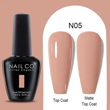 NAILCO Winter Series Color Gel Nail Polish 15ML Semi Permanent Soak Off Gel Varnishes Super Texture Gorgeous Nail Manicure Art