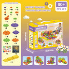80pcs with lights