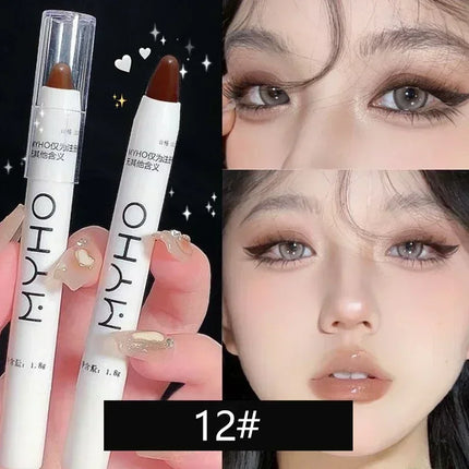 Matte Pearl White Eyeliner Pencil Lying Silkworm Eye Head Brightening Highlight Eyeshadow Stick Glitter Dazzling Effect Makeup