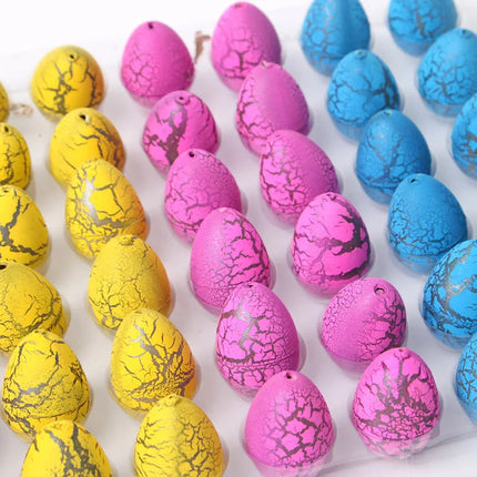 60pcs Hatching Dinosaur Eggs with Box Mini EVA Children Puzzle Toys Animal Eggs Novelty Quirky Toy Birthday Party Supplies TMZ