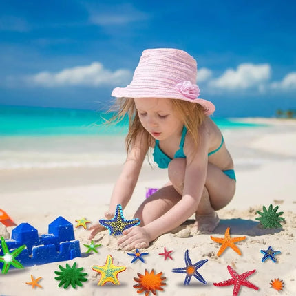 Diving Pool Toys Colorful Starfish Underwater Pool Toys Soft Rubber Dive Throw for Kids Summer Swimming Pool Party Favors