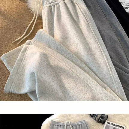 Heavy Duty Sweatpants for Men's Spring and Autumn 2025 New Trend Loose Straight Drawstring Casual Sports Pants