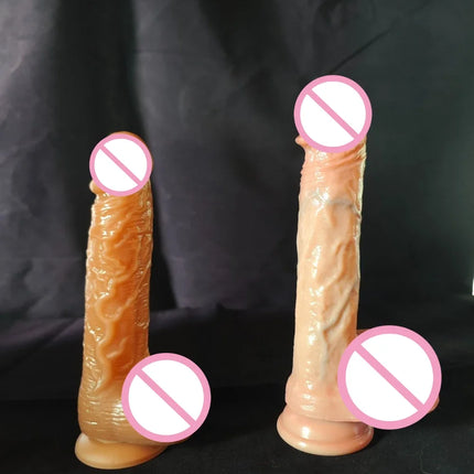 Realistic Soft Silicone Dildo Sexy Adult supplies Penetration Dildo Anal Masturbation Dick Penis Sex Toys For Women Adult Toys18