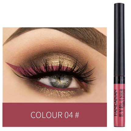 Waterproof Matte Liquid Eyeliner Long Lasting Quick Dry Non Smudging UV Luminous Gel Makeup for Smokey Eyes