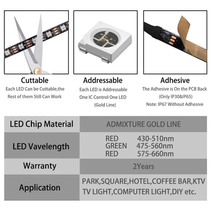 LED Strip WS2812B / Ruban LED WS2812B