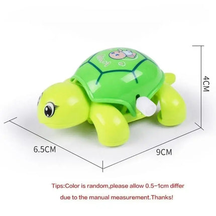 1 Pcs Cartoon Animal Clockwork Tortoise Baby Turtles Toys Infant Crawling Wind UpToy Educational Kids Cla