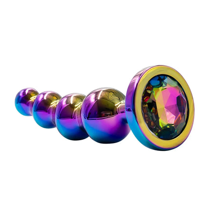 Metal Anal Plug Prostate Massager Anal Beads Butt Plug Metal Dildo G-spot Stimulating Sex Toys for Men and Women But Plug