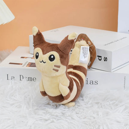 Pokémon Fit Plush Toys Milotic Butterfree Lugia Meowth Haxorus Garchomp Shinx Dragonair Furret Stuffed Plush Dolls Gift Kids