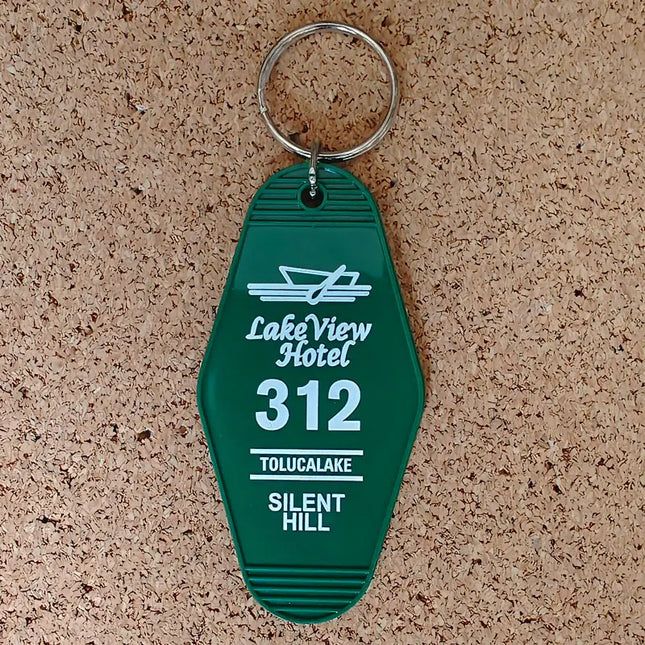 Silent Hill 2 Lake View Hotel 312 Keyring Horror Game Inspired Vintage Key Tag Men And Women Fashion Jewellery Accessories