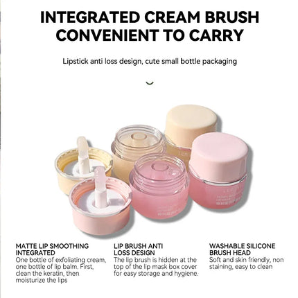 LEEINTO Honey Lip Balm Set Moisturizing Lip Balm Day and Night