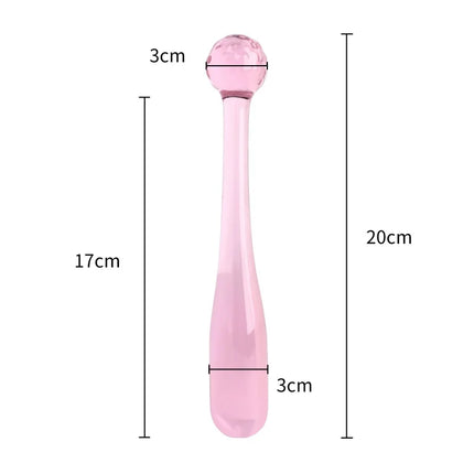 Adult Anal Sex Toys with Crystal Glass Dildo Beads G-Spot Butt Plug for Women Massager Vagina Stimulate Anue Phallus Collection