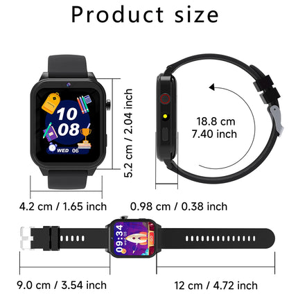 2025 New Smart Watch For Children HD Touch Screen Camera 18 Games Sleep Monitoring Alarm Clock Calculator Birthday Gift Boy Girl