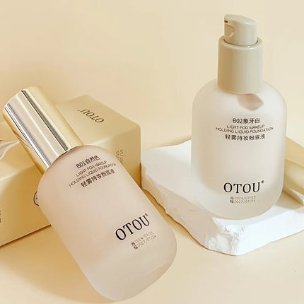 OTOU 30ml Liquid Foundation Concealer Long-Lasting BB Cream Waterproof for Dry to Oily Skin Brightening Skin Care