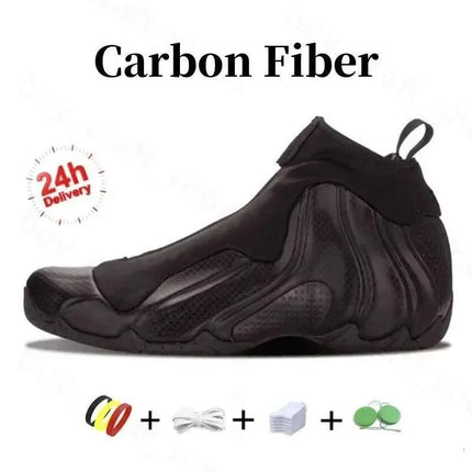 High Top Basketball Shoes - Breathable Leather Sports Sneakers / Chaussures de Basketball Montantes - Baskets Sport Cuir Respirant