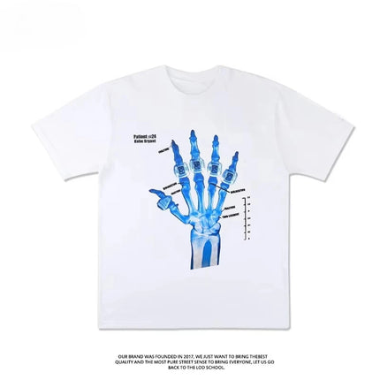 Lakers Kobe Bryant Five Crowns Finger Injury Commemorative T-shirt Short Sleeved Jersey Sports Men's  2025 Loose Top Tee Summer