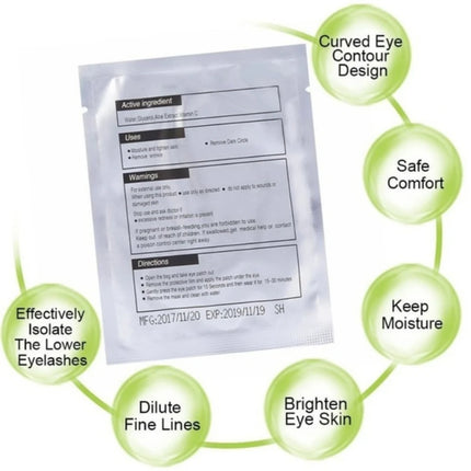 50pairs eye patches eyelash extension under eyelashes fake lashes stickers lash extension supplies patches for building eyelid